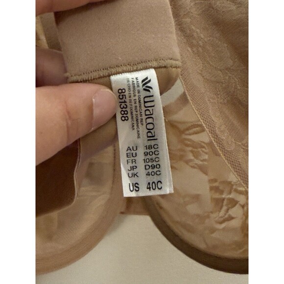 Wacoal 851388 High Profile Underwire Bra 40C Robuck New Tags Msrp $72 - Picture 5 of 5